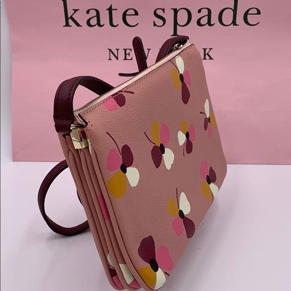 Kate Spade New York Triple Gusset Crossbody Dusk - Picture 11 of 16